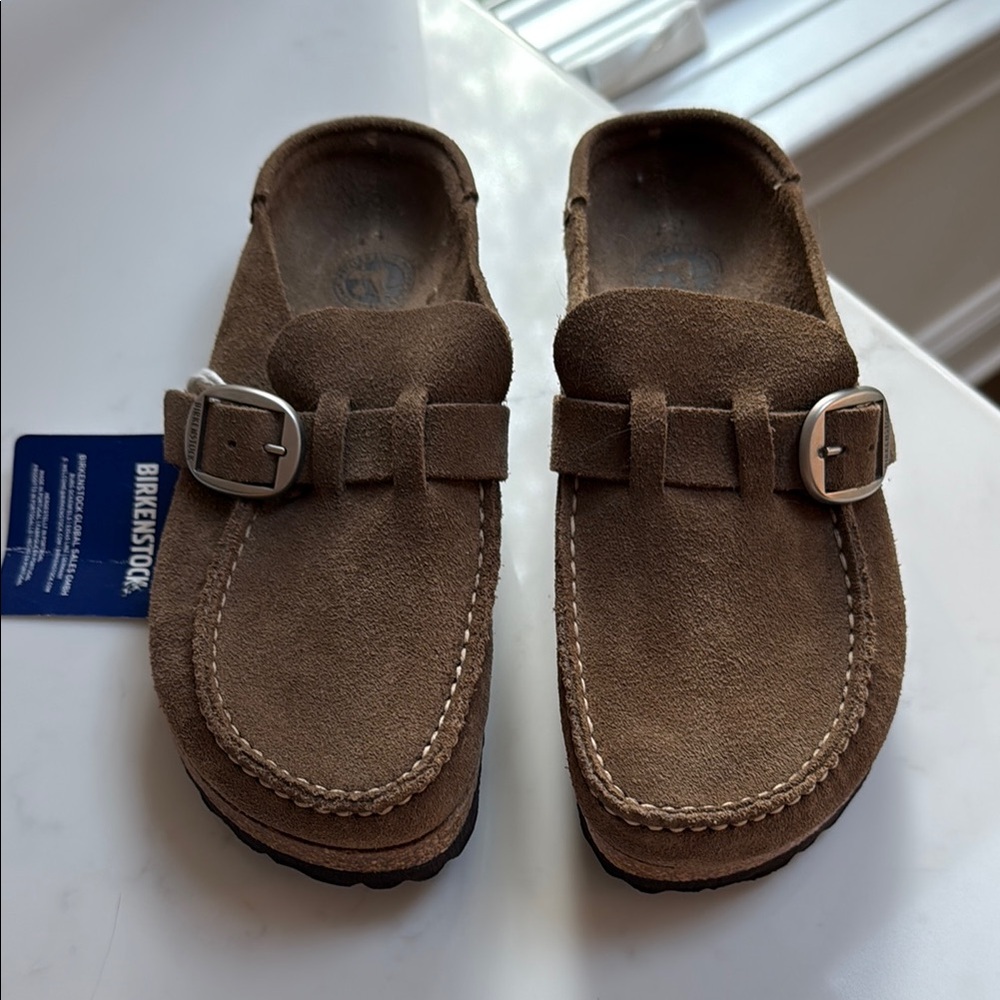 Birkenstock Brown Mules with Classic Design